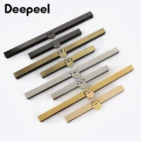 510pcs deepeel 11 519cm purse wallet frame handle metal bar edge strip clasp for bags making replacement sewing accessories