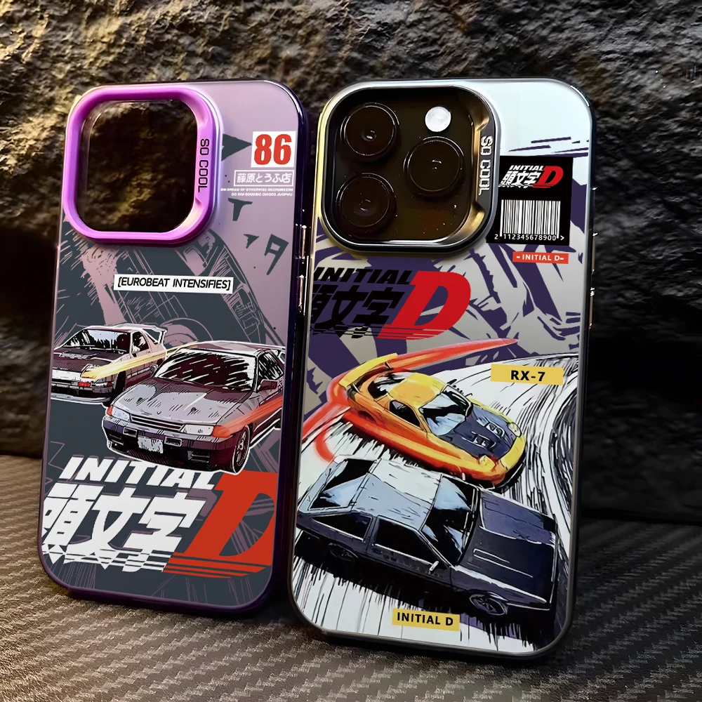 Чехол для телефона с изображением аниме Initial D Oppo Realme C75 C65 C63 C55 C53 C35 C33 C20 13 12 11 10 9 8 7 i