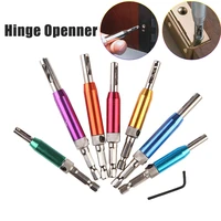 564 14 21pcs core drill bit set hole puncher hinge tapper for windows doors self centering woodworking hole openner power tool