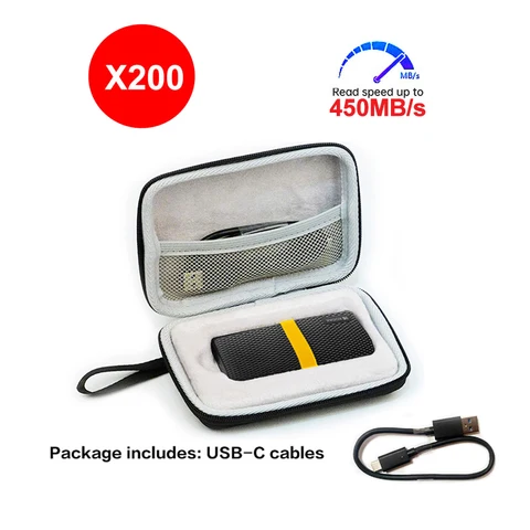 Портативный твердотельный накопитель KODAK X200 256 ГБ SSD USB3.1 GEN2 внешний жесткий диск Type C 3,1 512 ГБ 1 ТБ 2 ТБ Disco Duro Externo