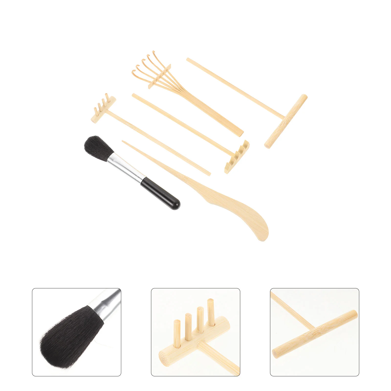 

1 Set Practical Convenient Multi-function Sand Painting Rake Garden Sandbox Tools Zen Garden Rake Meditation Garden Rake