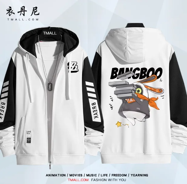 Аниме Zenless Zone Zero The Bangboo Толстовка с капюшоном Косплей Осень Зима Мужчины Женщины