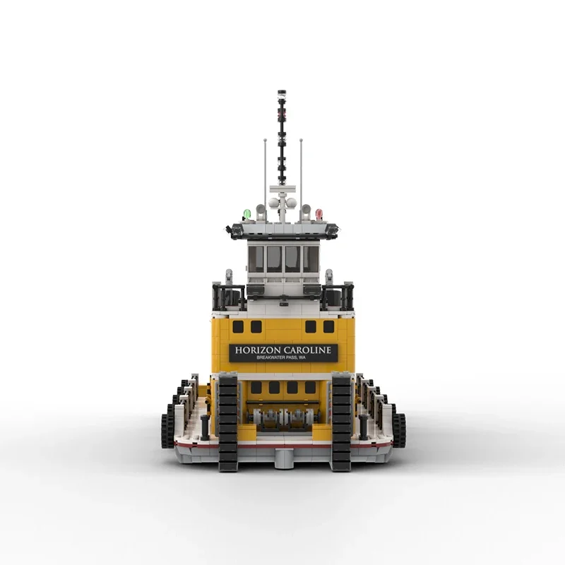 Модель промышленного корабля MOC строительные кирпичи спасательный толкатель