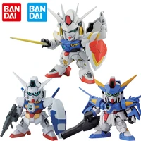 original bandai gundam action figure rx 78 1 gp01 rx 105 anime figure sd 1144 assembly model kit boys toys for children adult