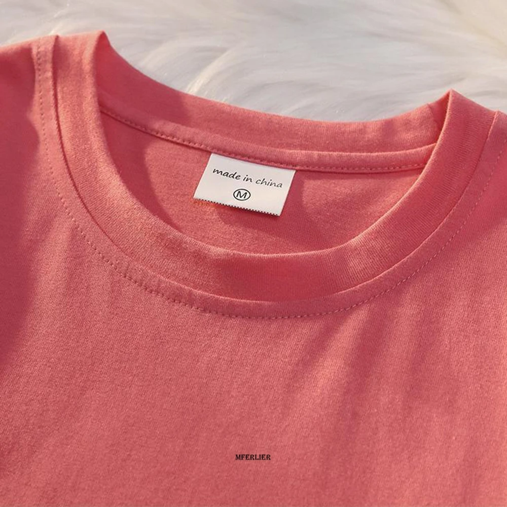 Женская футболка с коротким рукавом и круглым вырезом |