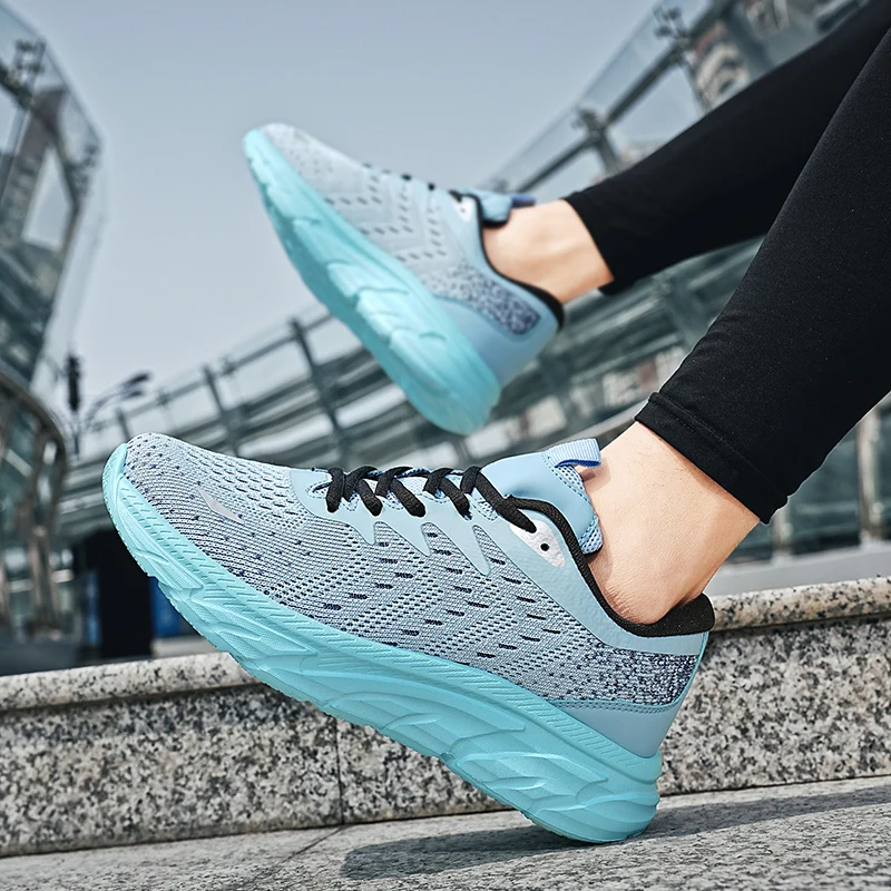 New Running Shoes for Men Athletic Training Sports Shoes Light Breathable Outdoor Road Shoes Non-slip Man Walking Jogging Shoes