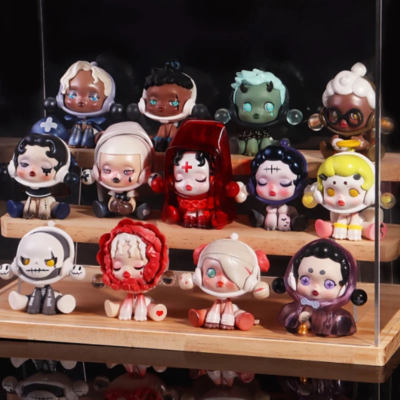 

POP MART Skullpanda старинный замок серии глухая коробка Коллекционная Милая таинственная коробка Kawaii экшн-фигурки подтвердить стиль