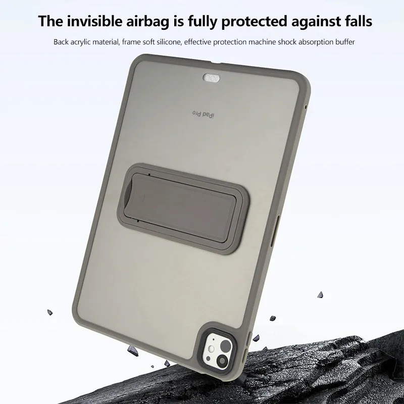 Чехол Matter для iPad Pro 11 2024 5-й Air 6 5 4 3Pro 2 1 Pro11 10th 10.9 10.2 9.7 Mini 7 A17 PC+TPU Cover