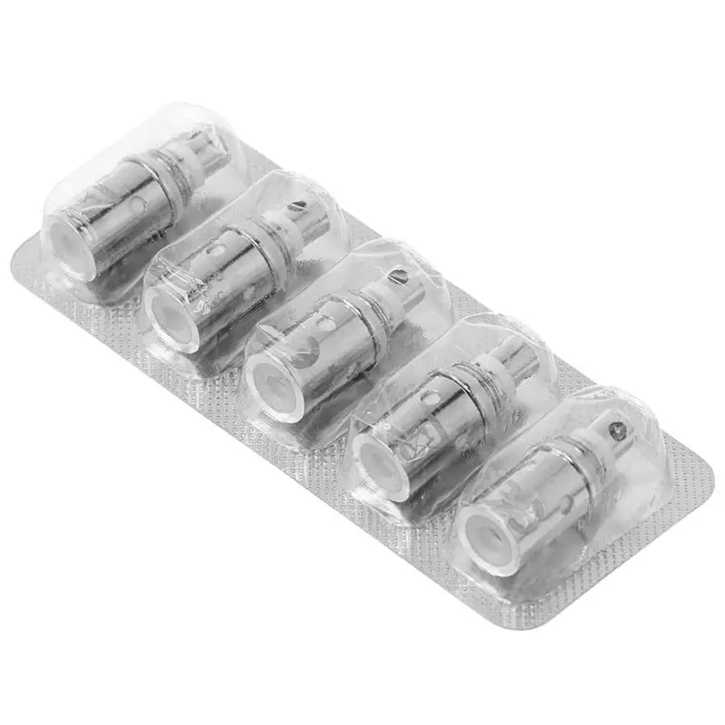 

KX4A 5Pcs/Lot Replacement Atomizer BVC Bottom Dual Coil Heads For 1.6/1.8/2.1 Ohm