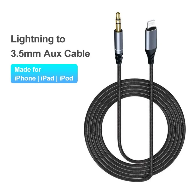 Адаптер для наушников 8-контактный с разъемом Lightning на 3,5 мм AUX 3,5 мм