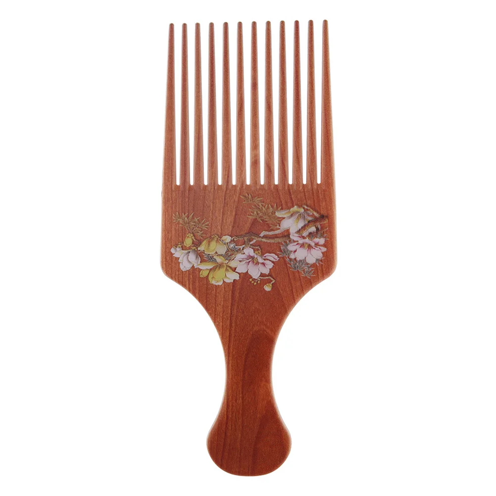 

Hair Comb Picks Combs Curly Pick Afro Wide Tooth Men Chinese Teeth Women Mens Wood Retro Side Smooth Barber Large Lift Natural
