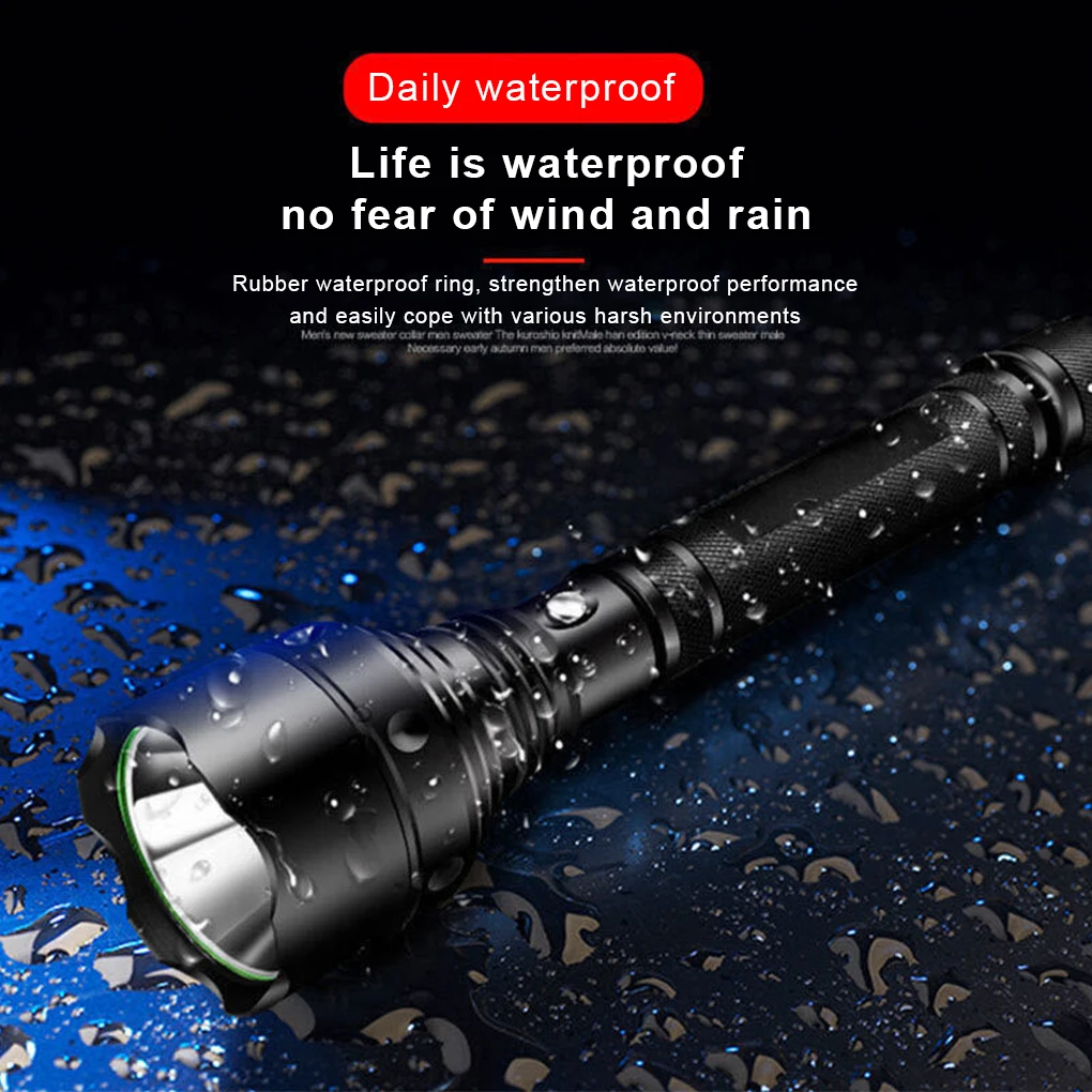 

Фонарик, мощный перезаряжаемый телефон, большой радиус действия, алюминиевый сплав, тактический, для кемпинга, рыбалки, для активного отдых...