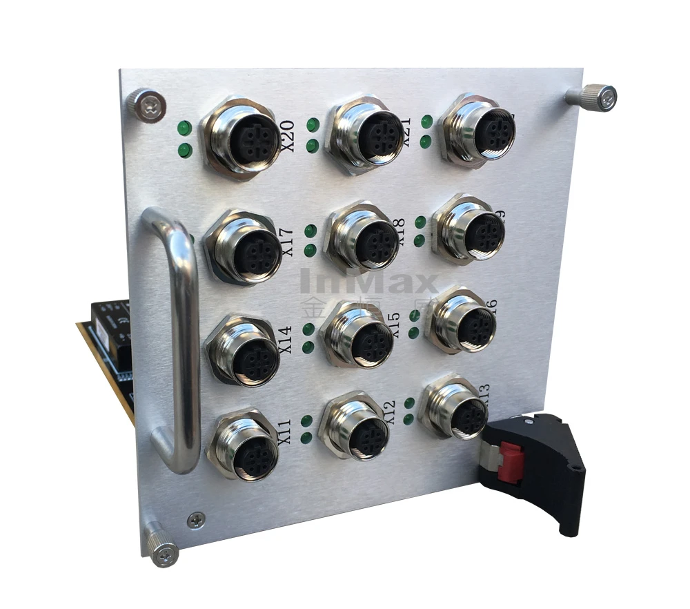 12-портовый D-код InMax ODM OEM 3U 4-контактный cpci m12 oem железнодорожный ethernet-коммутатор odm