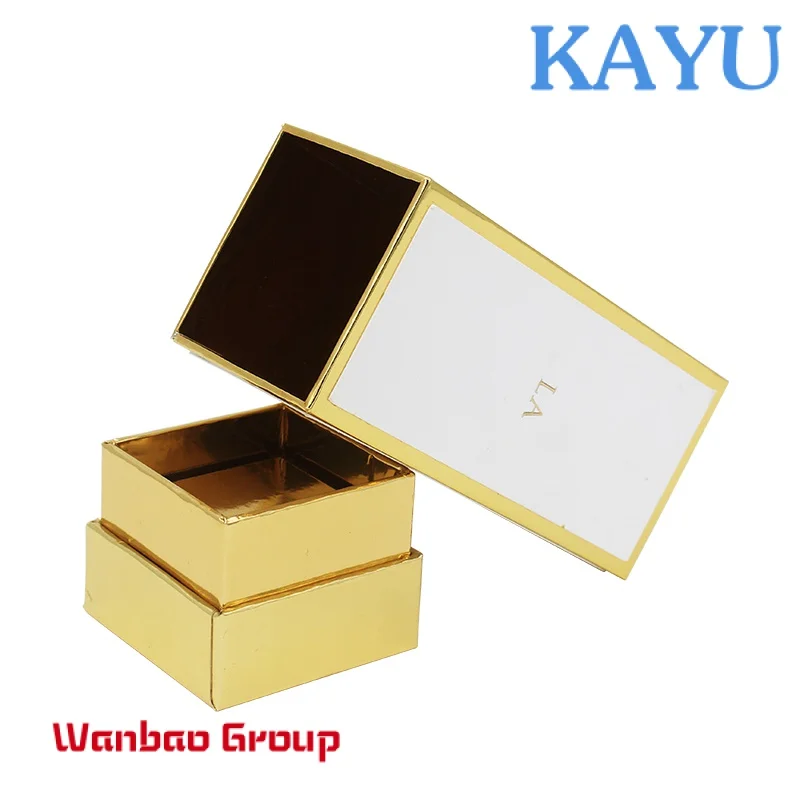 Customized Luxury Plain Gold Boxes With Logo Perfume Bottle Packaging Box For Cosmetic