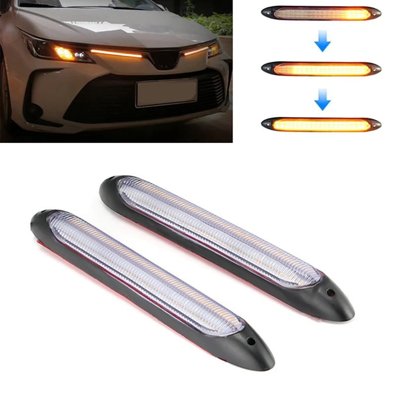 

2 шт., Автомобильные светодиодные дневные ходовые огни