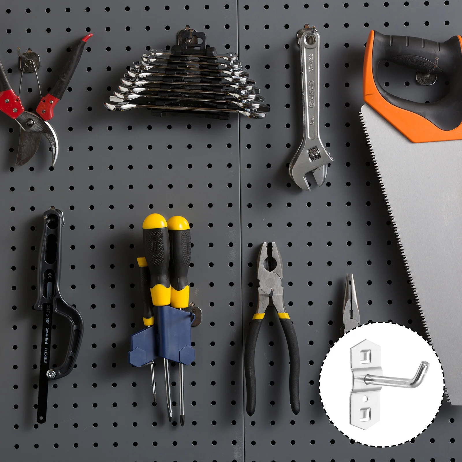 

12 Pcs Cabinet Shelf Wall Organizer Peg Hook Metal Pegboard Coat Hooks Cabinet Hook Wall Hook Display Stand Tool Hook