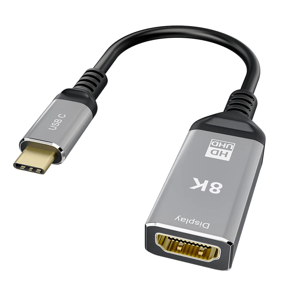 

USB Type-C совместимый кабель профессиональный HD 8K 60 Гц адаптер конвертер для ПК компьютера планшета Аксессуары