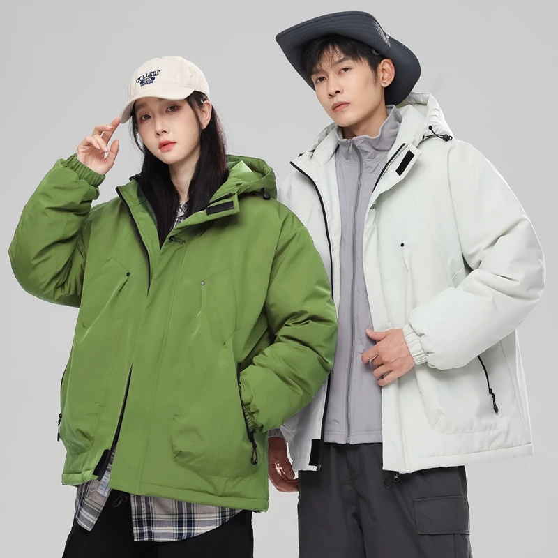 Куртка с капюшоном для мужчин и женщин популярный пиджак уличная одежда