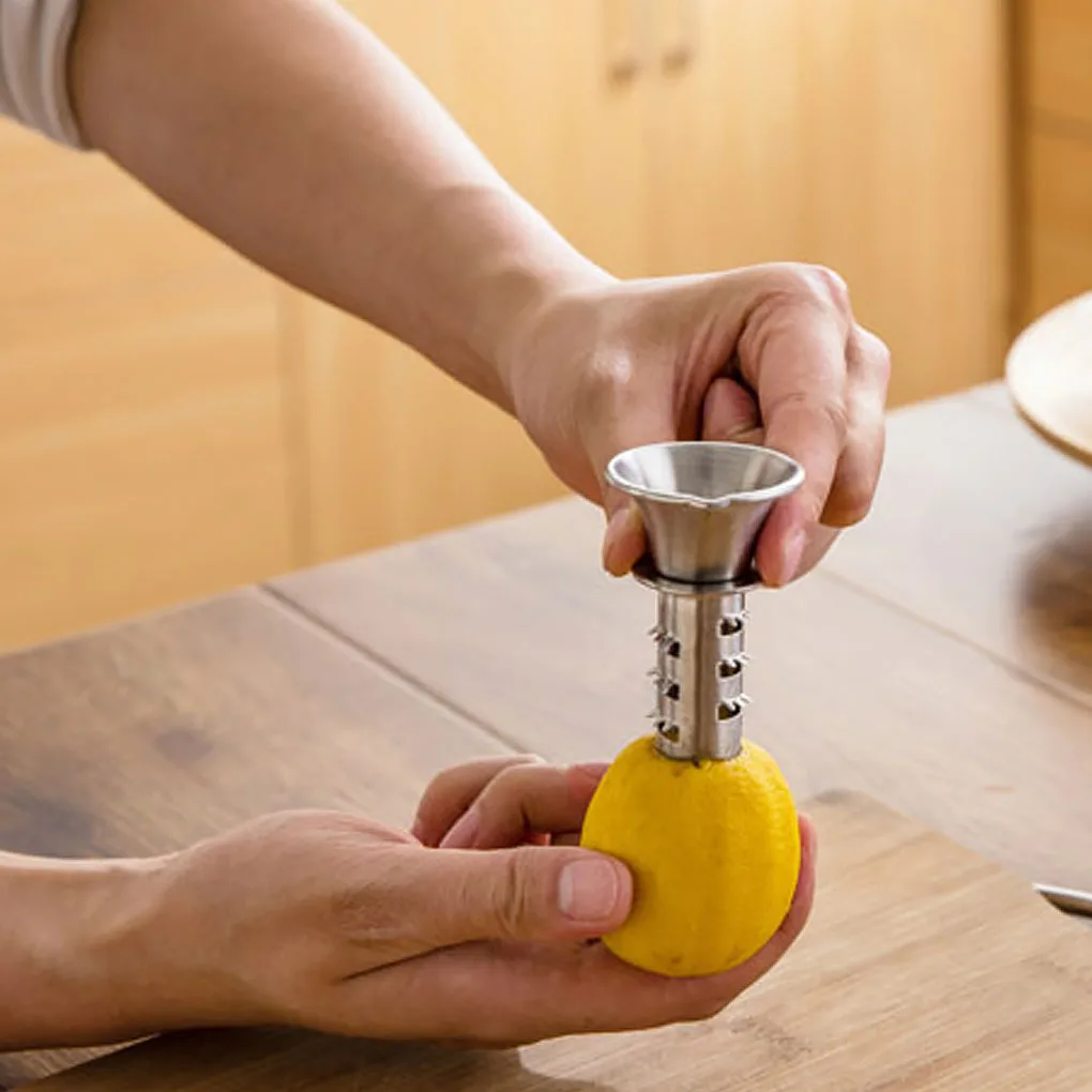 

Juice Squeezer Manual Stainless Steel Fruit Juicer Household Lemon Orange Maker Press Tool