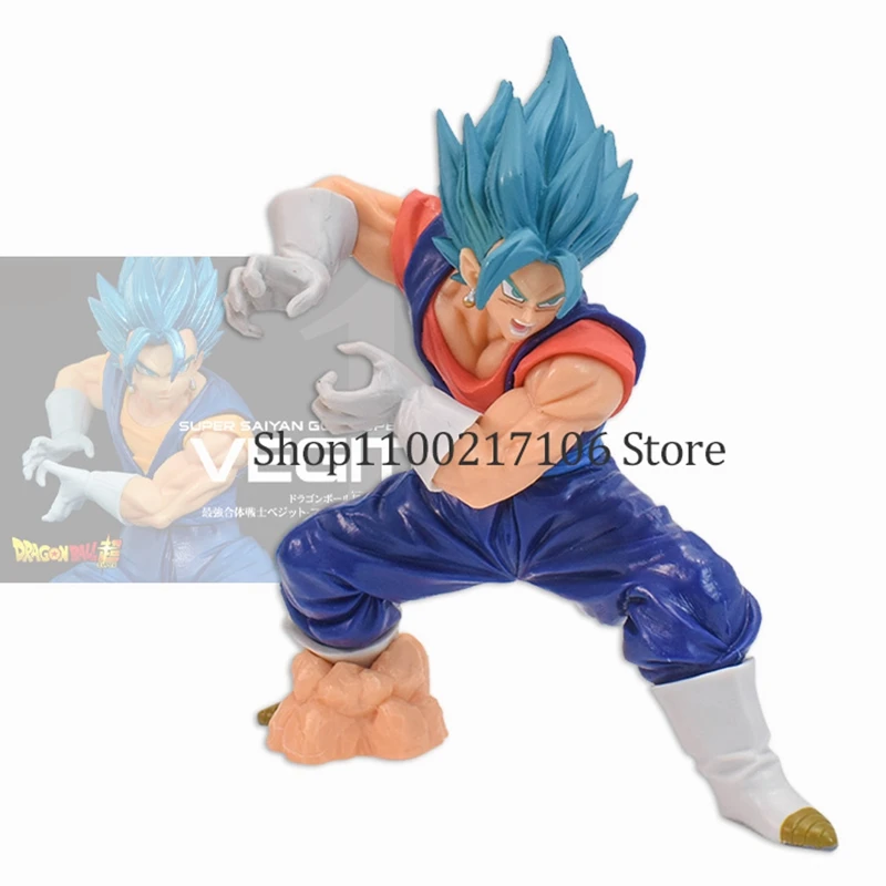 

18cm Anime Dragon Ball Z GOD Super Saiyan Vegito Ver.1 PVC Action Figure Dragonball Super Figurine Desktop Ornaments Model Toys