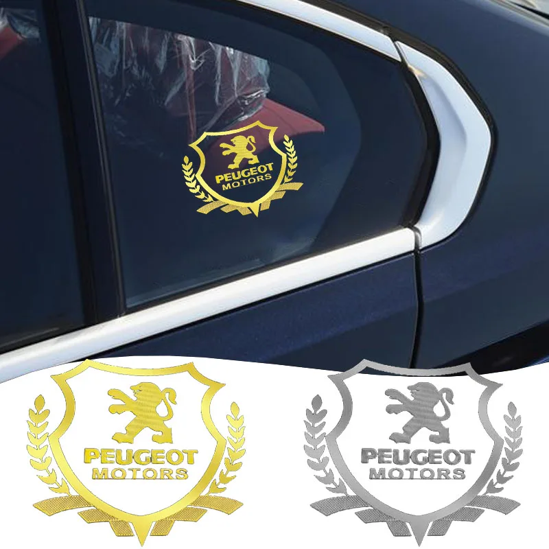 

1PC Car Triangle Window Glass Stickers Decal For Peugeots 308 508 2008 3008 Hatch SW CC RCZ Traveller Rifter Sedan Accessories