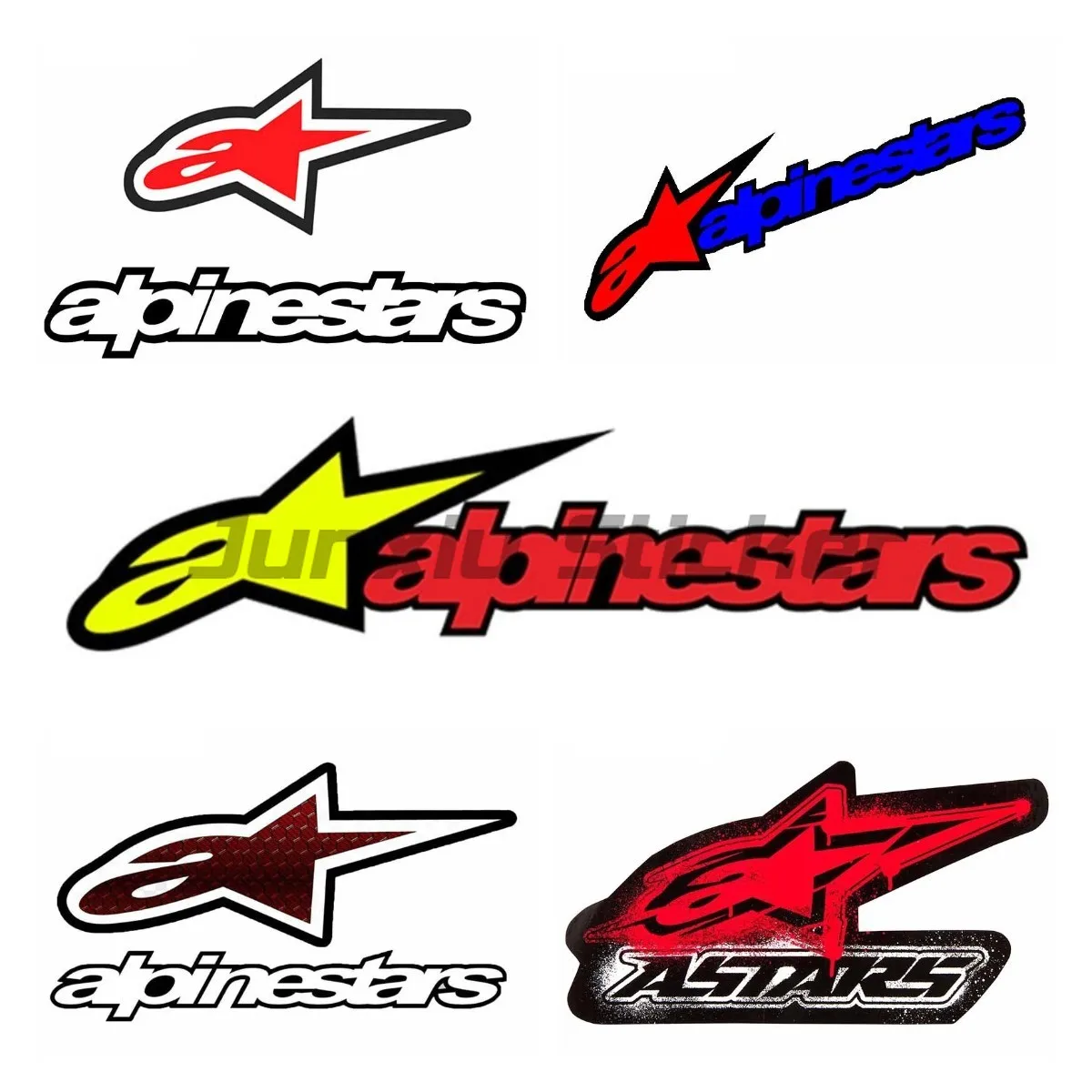 

aipinestars Car Window Sticker Bumper Racing Laptop Helmet Trunk Wall Vinyl Decal