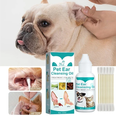 Капля для чистки ушей для кошек Gentle EarOil Drop 30 мл Натуральное очищающее масло для ушей собак - изображение