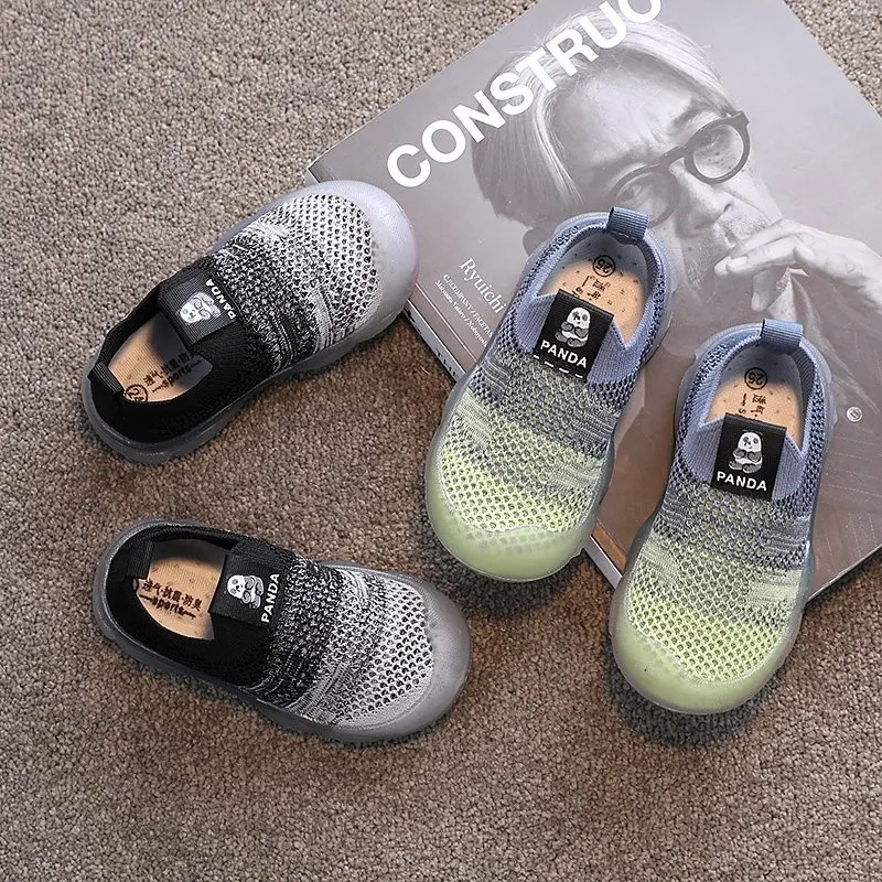 

Кроссовки детские вязаные на мягкой нескользящей подошве, F02162