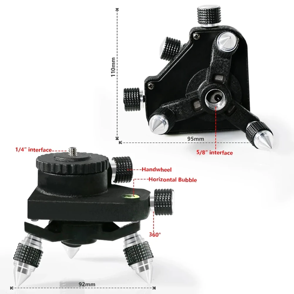 

Level Adapter Meter Bracket Tools Workshop 12 Lines 130*109*94mm 360 Degree