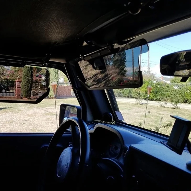 2шт Автомобильный Левый + Правый солнцезащитный козырек на ветровом стекле для Jeep