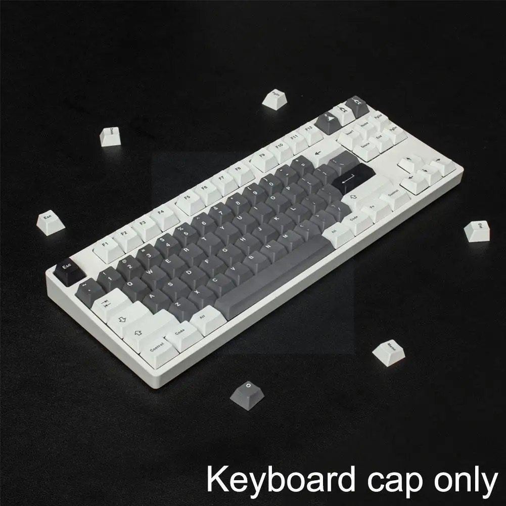 

138 Keys GMK Ashes Keycaps Profile PBT Dye Sublimation Mechanical Keyboard Keycap For MX Switch With 1.75U 2U Shift 64/84 M9C0