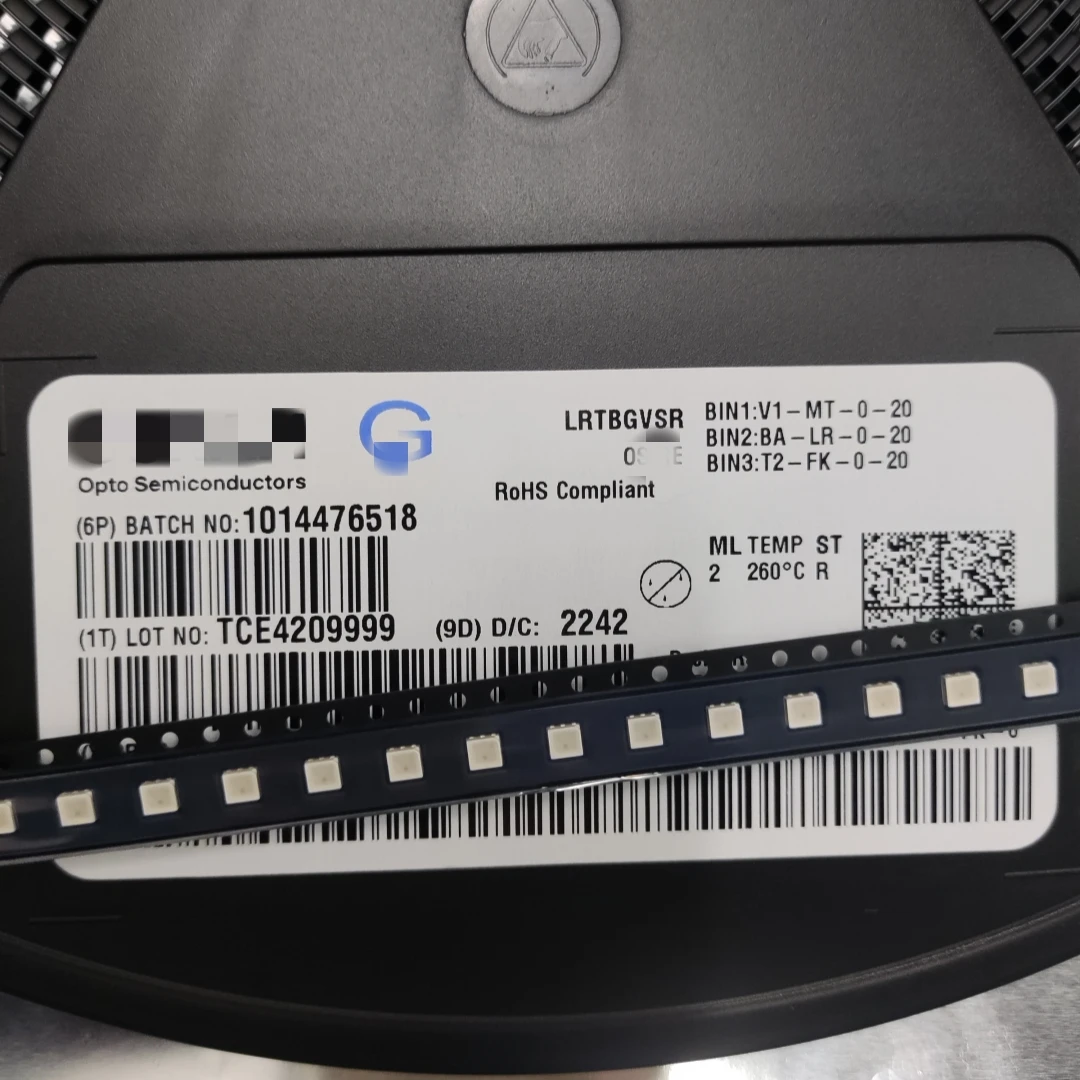 50 шт. LRTB GVSR 3528 RGB SMD LED PLCC-6 LRTBGVSR-4U4V-JW+8A8B-D8-3S4U-7Z ультра яркий для автомобильных