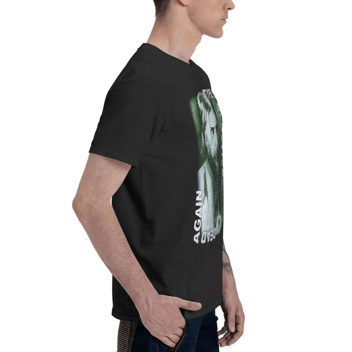 O Negative Dead Again Графический 100% хлопок Повседневная дышащая удобная забавная мужская