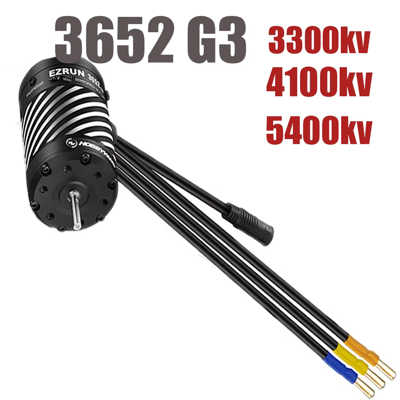Hobbywing EZRUN 3652SD G3 бесщеточный двигатель с датчиком 3300/4100/5400KV MAX10 G2 80A ESC для RC машины 1/10