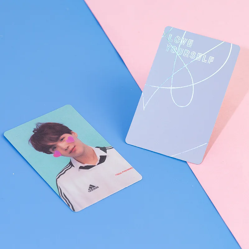 KPOP Bangtan Boys Lomo открытка новый альбом Love Yourself Photocard самодельные бумажные открытки
