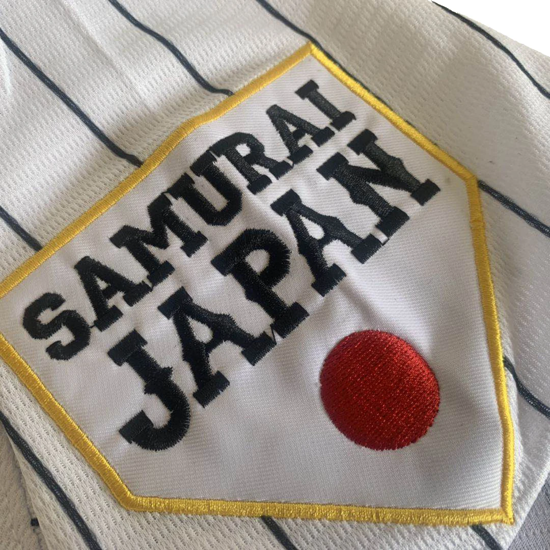 BG baseball jerseys Japan 16 OHTANI jerseys Outdoor sportswear Embroidery sewing White stripes black Hip-hop Street culture 2020