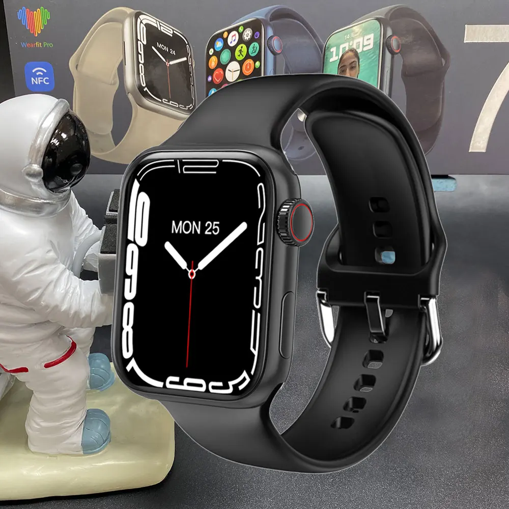 

N78 Plus Connected Watch Man Relogio Inteligente Smart Watch Series 7 W37 pro Smartwatch Woment Fitness Tracker Bracelet GPS