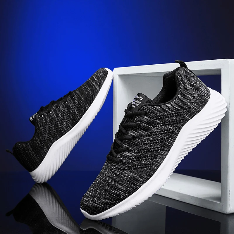 

Sport Shoes Men Lightweight Running Sneakers Walking Casual Breathable Shoes Non-slip Comfortable Size 38-44