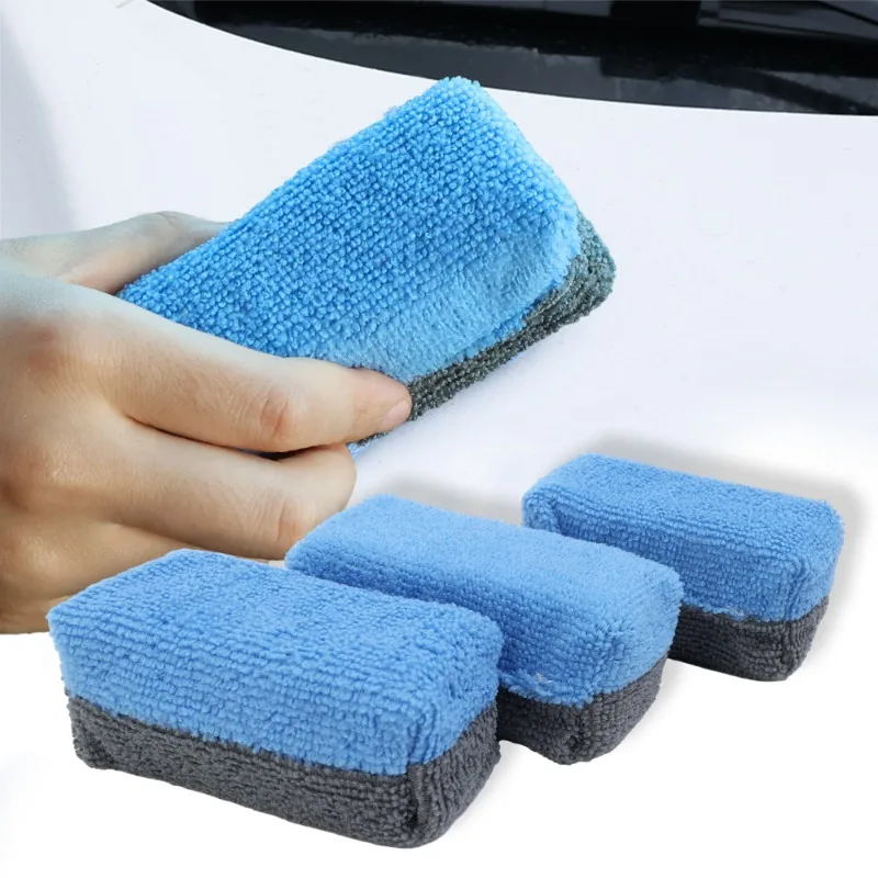 

Микрофибра, средство для очистки автомобиля, воском, губка для автодетейлинга, очистка автомобиля, впитывающее полотенце, аппликатор из волокна