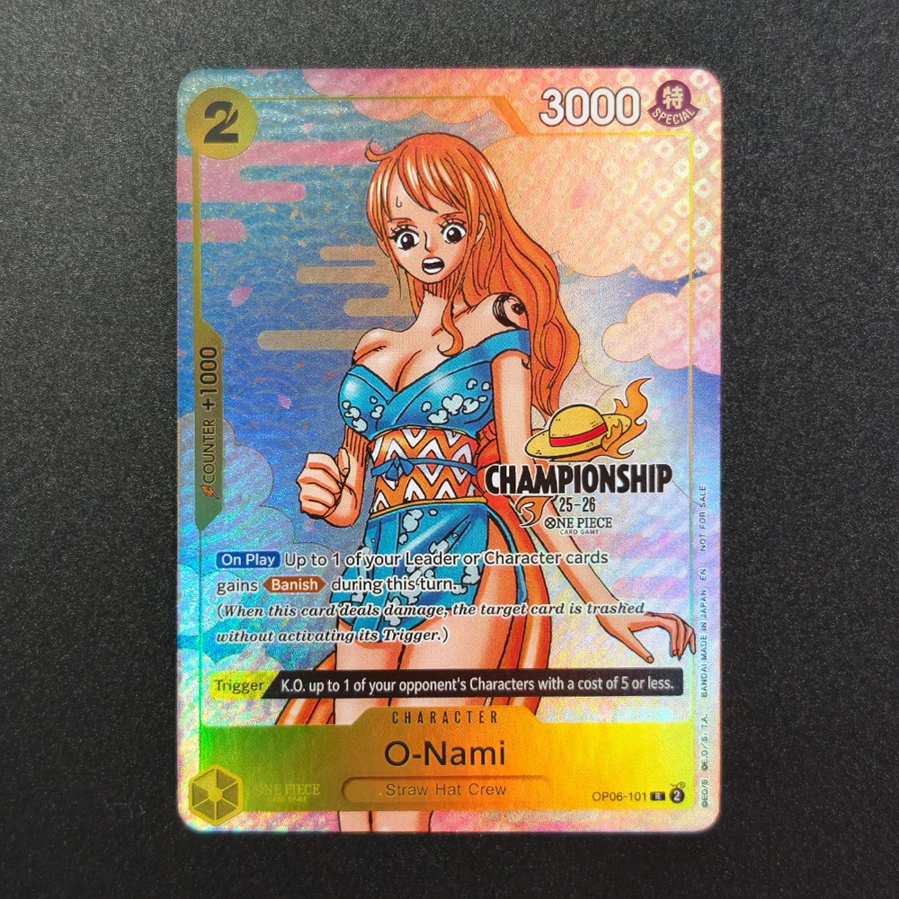 Фото Набор промо-карт Proxy ONE PIECE Zoro-Juurou O-Nami Luffy cs 25.26 Finalist Card Set 1, английская версия TCG, аниме-карточки №4