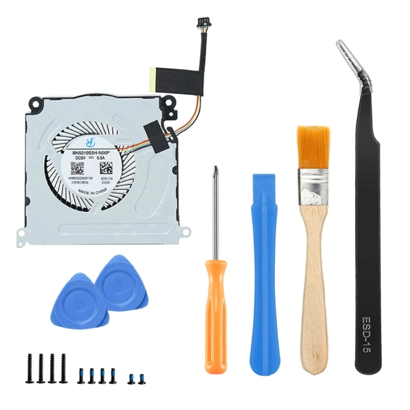 

594A CPU Cooling Fan for Steam Deck with Screwdriver Screw Set Resolve Heat Problem