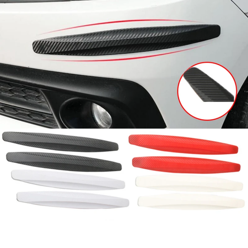 

Body Anti-collision Stickers Anti-scratch Strips Carbon Fiber Pattern Anti-collision Strips Car Bumper Anti-collision Strips
