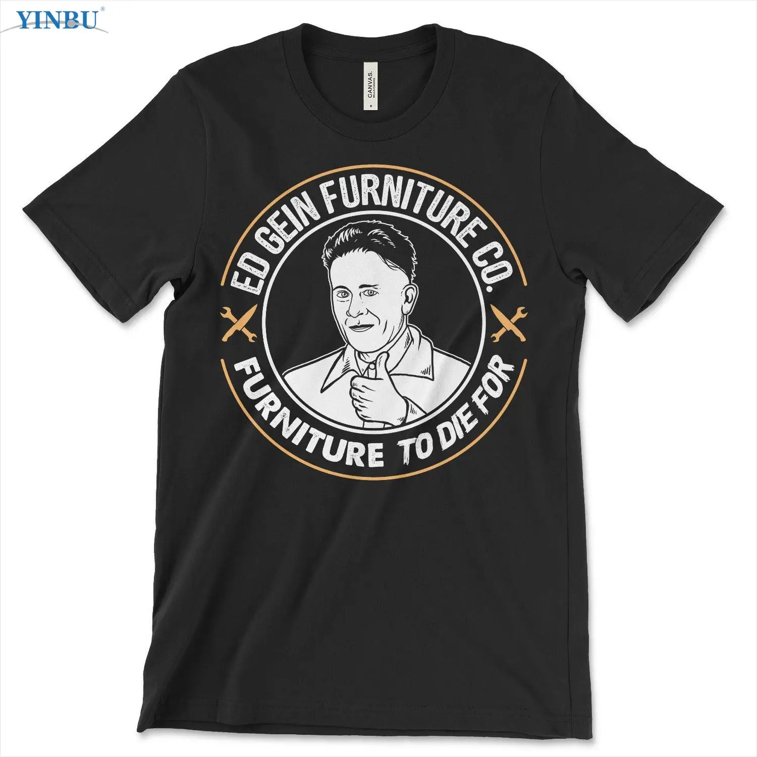 

Ed Gein Furniture Printed t-shirt YINBU Brand 2023 High quality Graphic Tee