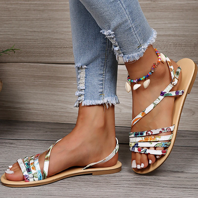 

Women 2022 New Sandals Shoes Sexy Ladies Shoes Elegant Women Shoe Slip On Walking Shoes Slipper Female Footwear Zapatos De Mujer