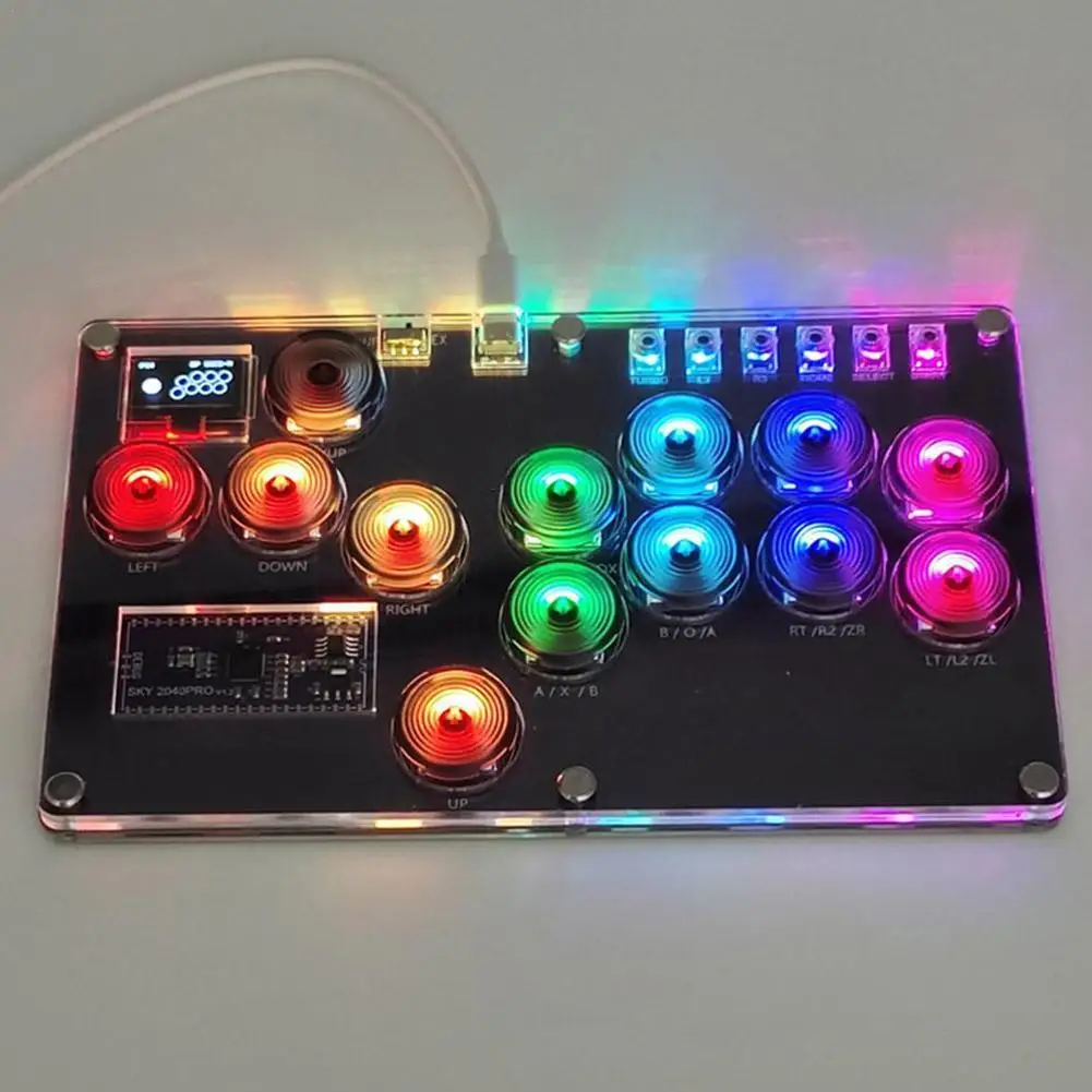 

Для SKY2040pro аркадный джойстик Hitbox контроллер уличные боевые Джойстики для ПК/Ps3/PS4/переключатель мини Hitbox файтинг игровая клавиатура