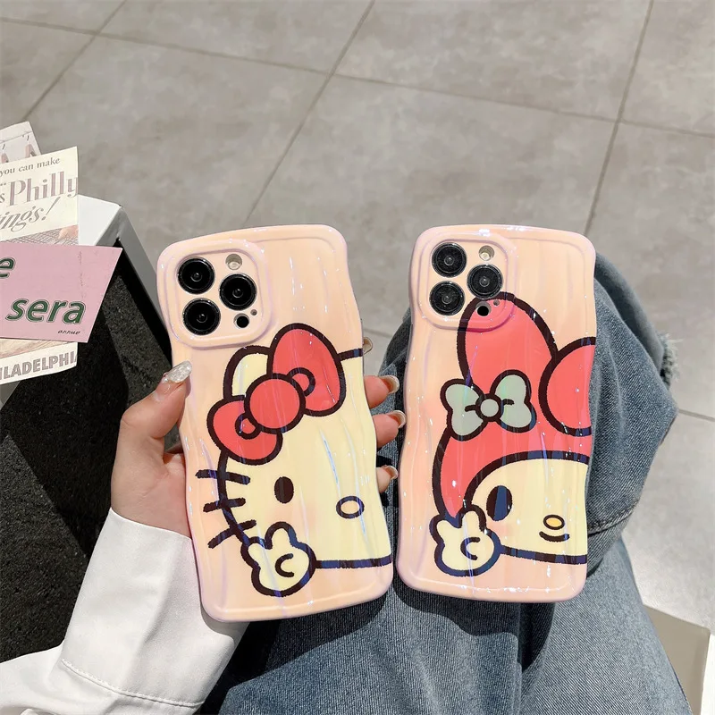 

Kawaii Sanrio Phone Cases My Melody Accessories Cute Beauty Cartoon Anime Apply Iphone14Pro Max111312 Drop-Proof Toys Girl Gift