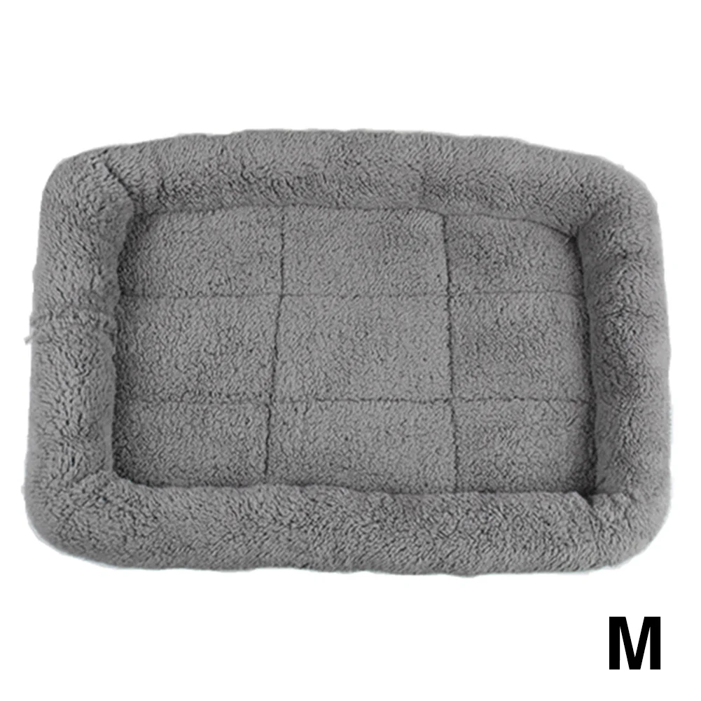 

Small Animals Home Crate Mat Hanging Anti Slip Washable Artificial Berber Fleece Sleeping Portable Dogs Cats Pet Bed Winter Warm