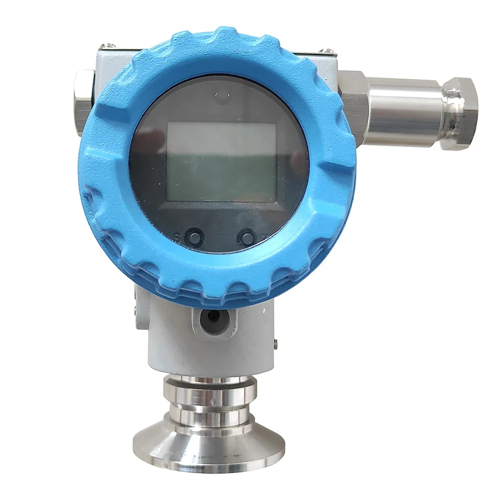 

Food Tri-Clamp Connection Diaphragm Pressure Transmitter clamp type flat film membrane sanitary pressure sensor