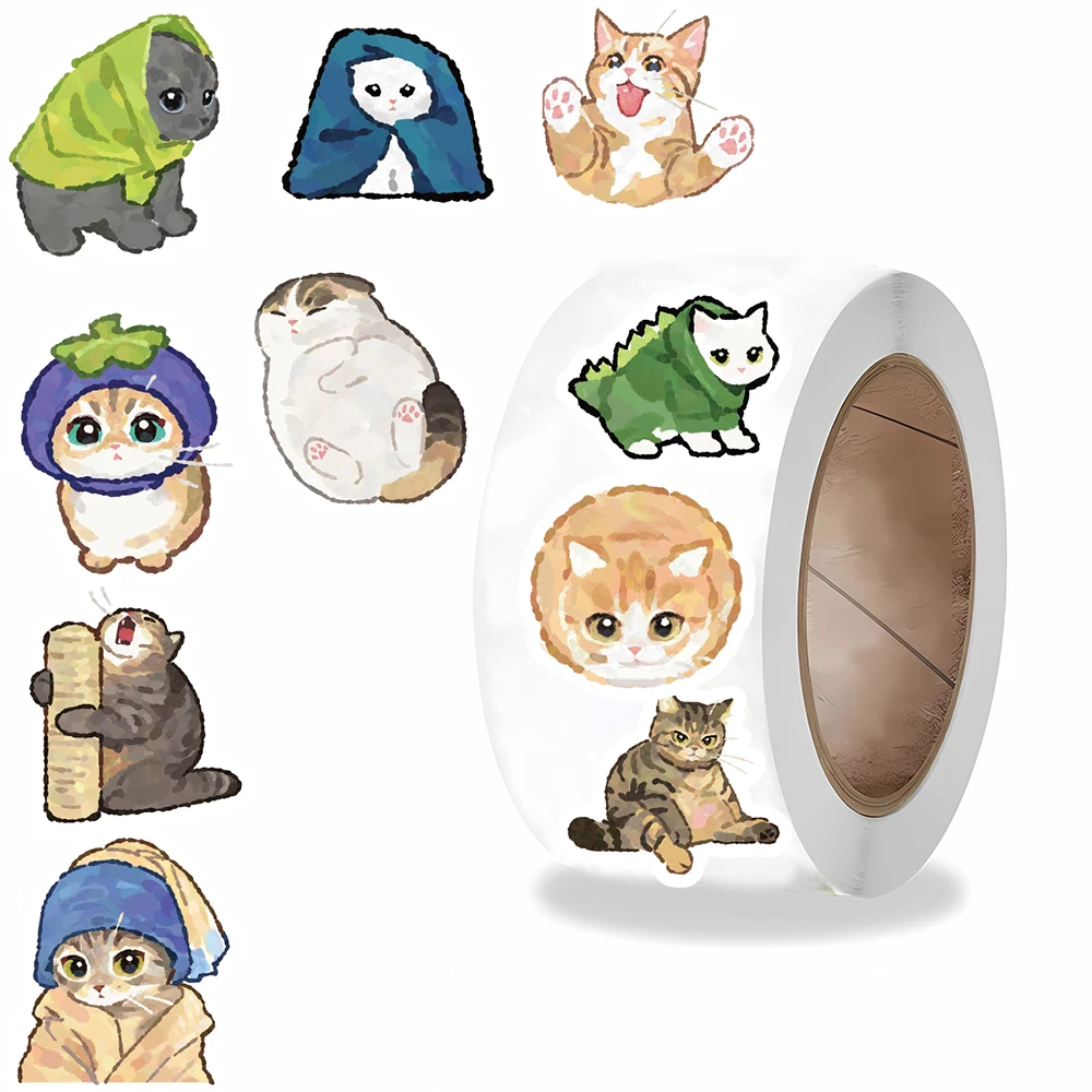 

Набор наклеек с кошками