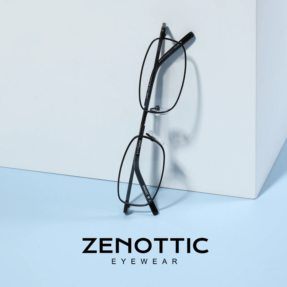 Zenottic Маленькие Овальные Металлические Очки Унисекс Классические Полнокадровые